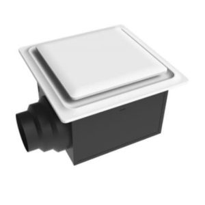 Aero Pure ABF 110 G15 W 110 CFM Slim Fit Fan-AC Motor Square Grille-White