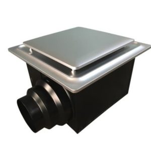 Aero Pure ABF 110 G15 SN 110 CFM Slim Fit Fan-AC Motor Square Grille-Satin Nickel