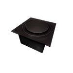 Aero Pure ABF 110 G16 FHB 110 CFM Slim Fit Fan-AC Motor Round Grille-Farmhouse Matte Black