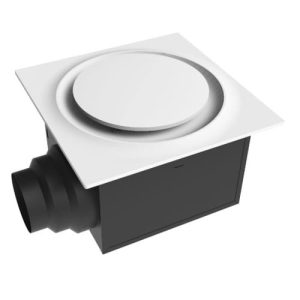 Aero Pure ABF110DH G6 W 16W Quiet Bathroom Ceiling Fan, Humidity Sensor, 3000K, White