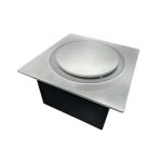 Aero pure ABF110DH G6 SG 16W Bathroom Fan w/ Humidity Sensor, Adjustable CFM, Round, Gold