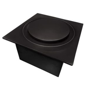 Aero pure ABF110DH G6 FHB 16W Bathroom Fan w/ Humidity Sensor, Adjustable CFM, Round, Black