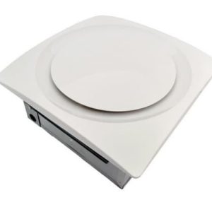 Aero pure VSF110D-S W 11W Low Profile Bathroom Fan, Adjustable-Speed, 80-140 CFM, White