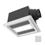 Aero Pure ABF110DH L1 SN 50/80/110 CFM Slim Fit-DC Motor Whit Led/Nigth Light/Humidity-Satin Nickel