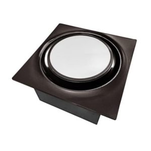 Aero Pure ABF110 L6 FHB 110 CFM Slim Fit-AC Motor Whit Led/Nigth Light-Round Grille-FH Matte Black