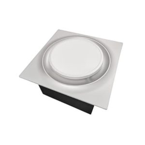 Aero Pure ABF110 L6 SG 110 CFM Slim Fit-AC Motor Whit Led/Nigth Light Round Grille-Satin Gold