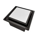 Aero Pure ABF110 L5 FHB 110 CFM Slim Fit-AC Motor Whit Led/Nigth Light-Square Grille-FH Matte Black