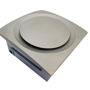Aero pure VSF110DH-S SN 11W Quiet Slim Bathroom Fan w/ Humidity Sensor, Adjustable CFM, Black