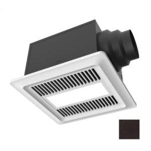 Aero Pure ABF80 L1 FHB 80 CFM Slim Fit AC Motor Whit Led-Night Light-FH Matte Black