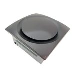 Aero pure VSF110DMH-S W 11W Quiet Slim Bathroom Fan w/ Humidity Sensor, Adjustable CFM, Black