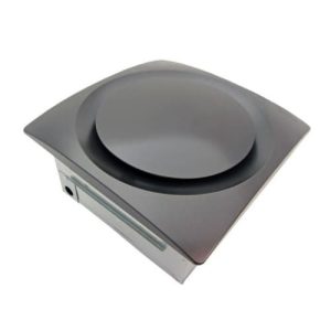 Aero pure VSF110DMH-S W 11W Quiet Slim Bathroom Fan w/ Humidity Sensor, Adjustable CFM, Black