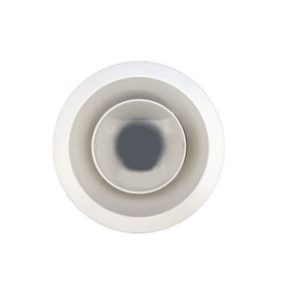 Aero pure TRM 80 RVL LNS Round Grille Accessory For AP80-RVL w/ Lens Cover, White