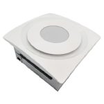 Aero Pure AP124H-SL W 120 CFM Slim Fit Fan Whit 4000K LED Light Module-White-Humidity Sensor