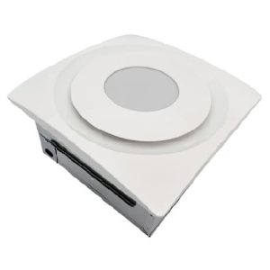 Aero Pure AP124H-SL W 120 CFM Slim Fit Fan Whit 4000K LED Light Module-White-Humidity Sensor