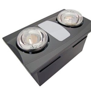 Aero Pure A515A OR 80 CFM Quiet Fan with Light/Heat-2 Light Combo-Oil Rubbed Bronze