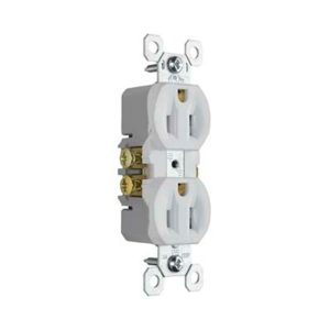 Legrand 3232TRW 15A 125V Tamper-Resistant Duplex Receptacle, White