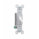 Legrand 660WG Trademaster® Grounding Toggle Switch, White