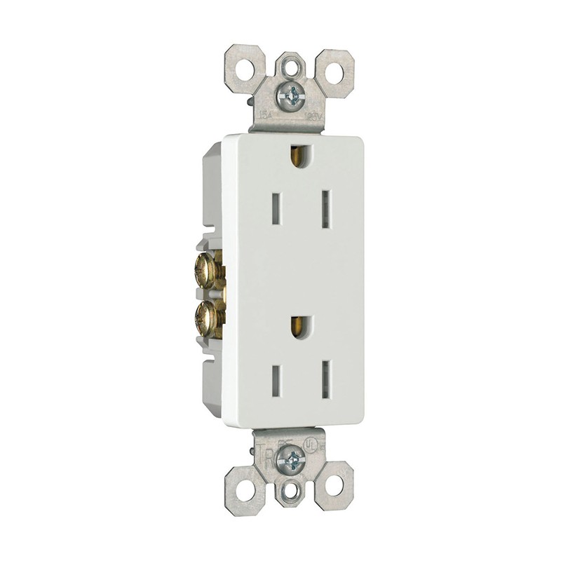 Legrand 885TRW Tamper-Resistant Outlet, White
