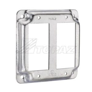 Topaz C2240 4in Square Industrial Cover, 5/8in Raised