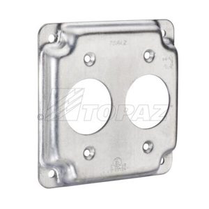 Topaz C2250 4in Square Industrial Cover, 1.406in Diameter