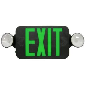 Morris 73043 Micro LED GREEN Combo BLK Housing