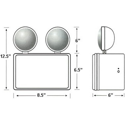 Morris 73396A Wet Location Em Lt