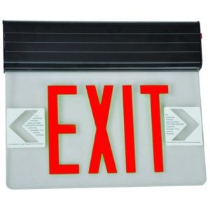 Morris 73312 Red Panel Wh Surf Edge Lit