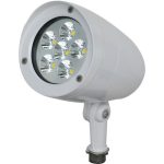 Morris 71678B Bu Flood 22W 120-277 3000K Wh 49°