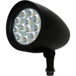 Morris 71693B Bu Flood 40W 120-277 3000K Bk 45°