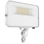 Morris 74526 50W Small Flood Knuckle Mount CCT Wh