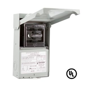 Milbank U3862 60 Ampere Fused Alternating, Current Disconnect Pull Out