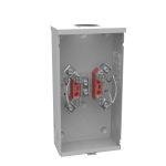 Milbank U7021-RL-TG-HSP 4 Terminal Ringless Small Hub Open Triplex Ground Stainless Steel Hasp