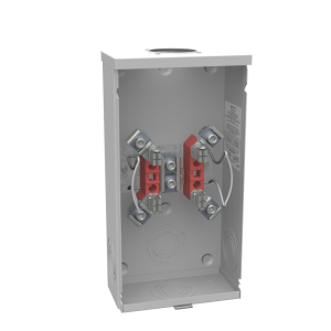 Milbank U7021-RL-TG-HSP 4 Terminal Ringless Small Hub Open Triplex Ground Stainless Steel Hasp