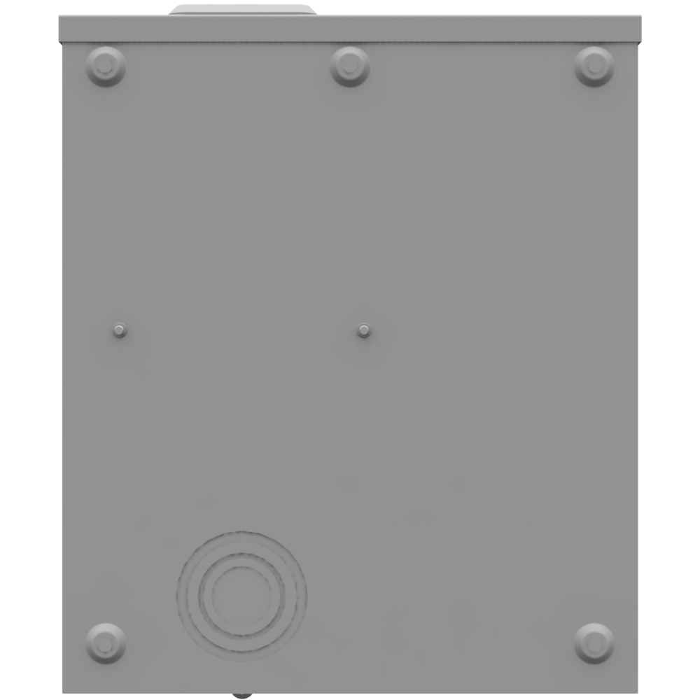 Milbank U3850-XL-TG-HSP-PL 4 Terminal Ringless Small Closing Plate Triplex Ground Stainless Steel Hasp 7-8 In Knockouts