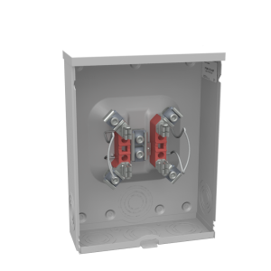 Milbank U7040-O-TG-HSP 4 Terminal Ringless Plain Top Triplex Ground Stainless Steel Hasp