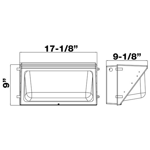 Morris 71450C Lg WP 120W 480V 5000K Bronze G3