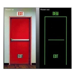 LUMASTROBE SKIT GLOW IN THE DARK EXIT DOOR RETROFIT KIT