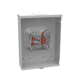 Milbank U7040-XL-TG-5T-HSP 5 Terminal Ringless Small Closing Plate Triplex Ground Overhead And Underground Stainless Steel Hasp