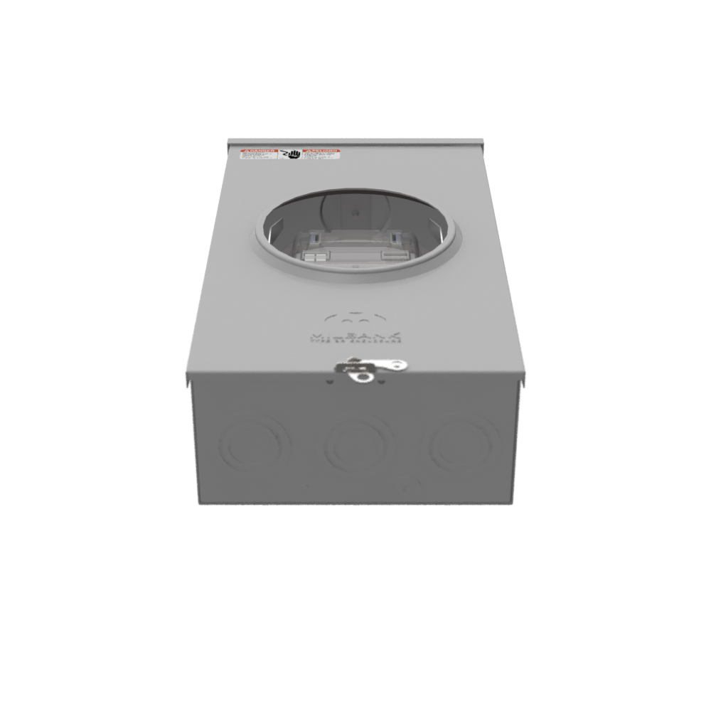 Milbank UAP3505-XL-TG-HSP 5 Terminal Ringless Small Closing Plate Triplex Ground Lever Bypass Stainless Steel Hasp