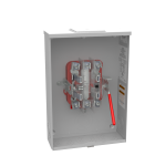 Milbank U9551-X-QG-HSP 5 Terminal Ringless Large, Closing Plate Quadplex, Ground Lever Bypass, Stainless Steel