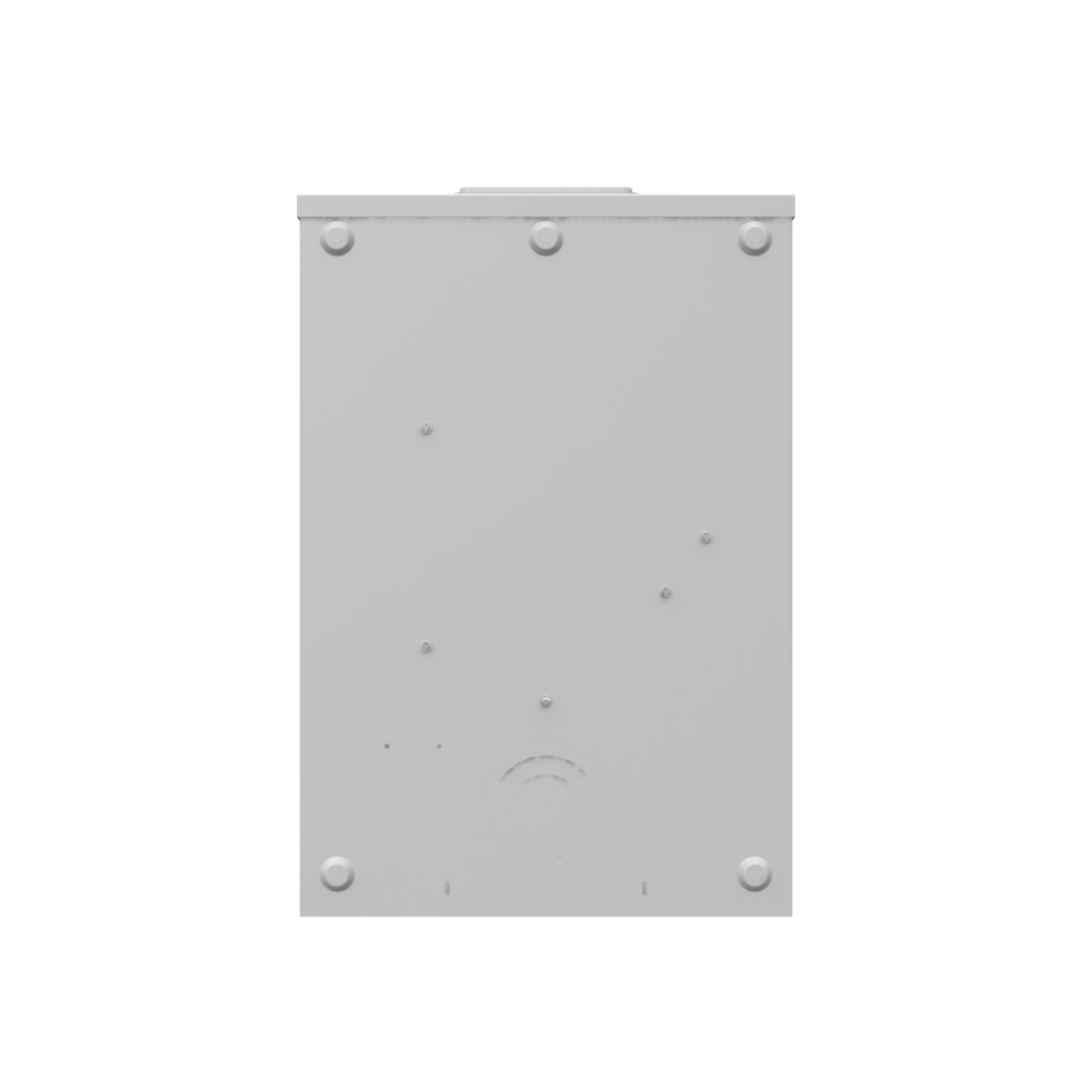 Milbank U9551-X-QG-HSP 5 Terminal Ringless Large, Closing Plate Quadplex, Ground Lever Bypass, Stainless Steel