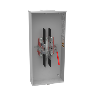 Milbank U3296-X-HSP 5 Terminal Ringless Large, Closing Plate Lever Bypass, Stainless Steel Hasp 200 Ampere