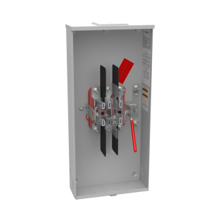 Milbank UAP3306-X-HSP 7 Terminal Ringless Large, Closing Plate Lever Bypass, Stainless Steel Has, Aluminum Painted