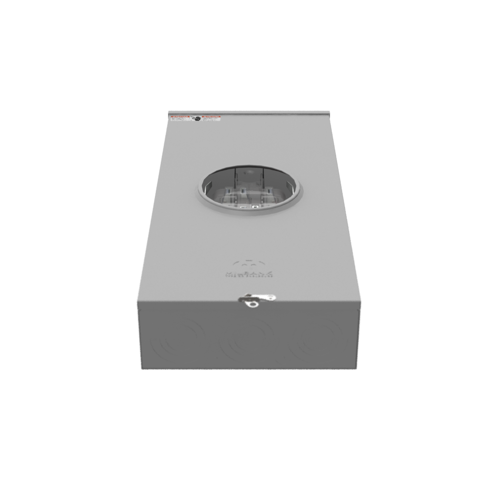 Milbank UAP3306-X-HSP 7 Terminal Ringless Large, Closing Plate Lever Bypass, Stainless Steel Has, Aluminum Painted