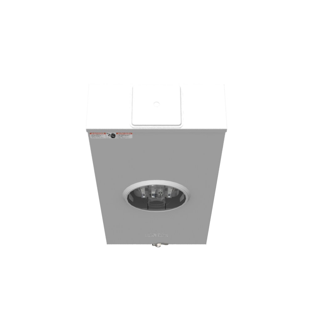 Milbank UAP3306-X-HSP 7 Terminal Ringless Large, Closing Plate Lever Bypass, Stainless Steel Has, Aluminum Painted