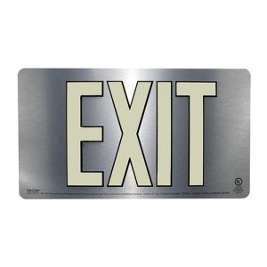 LUMASTROBE EUL50S GLOW IN THE DARK EXIT SIGN