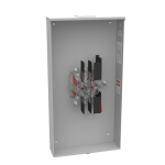 Milbank U3566-X-HSP 7 Terminal Ringless, 38.75x6x20.25 Large Closing, Plate Lever Bypass Stainless, Steel Hasp