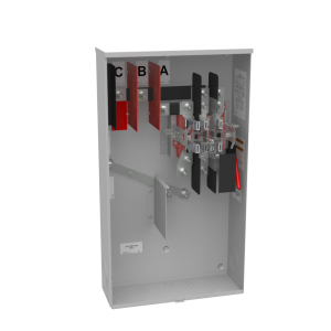 Milbank U2120-O-HSP 7 Terminal Ringless Plain Top, Lever Bypass Stainless Steel Hasp