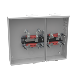 Milbank U3492-XL-HSP 4 Terminal Ringless Small, Closing Plate 2 Position, Stainless Steel Hasp