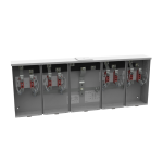 Milbank U1234-X-HSP 4 Terminal Ringless Large, Closing Plate Stainless Steel, Hasp 4 Position